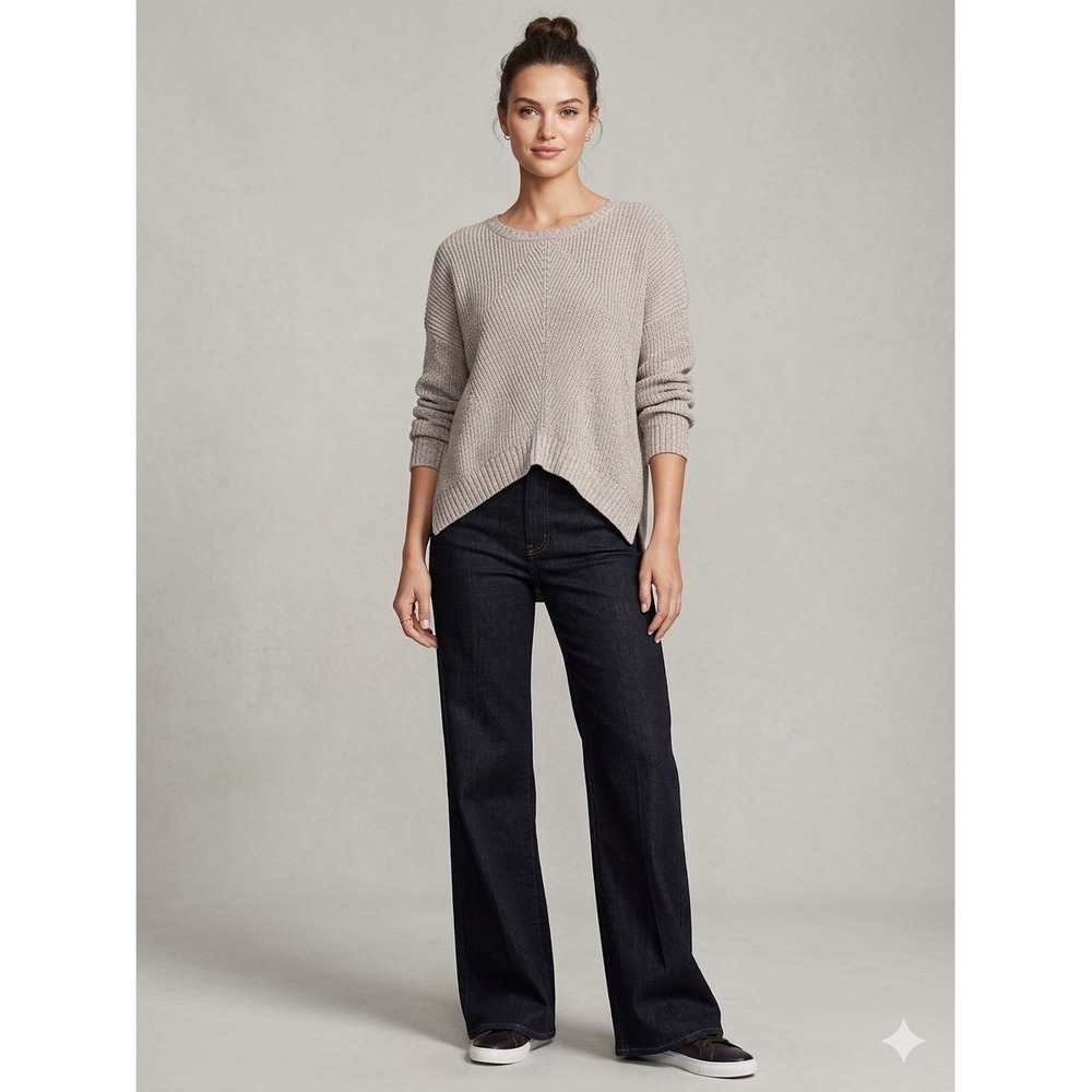 Victoria Secret‎ Brown Grey Knit Sweater- Size M